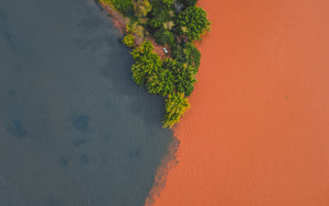 Confluence of rivers