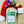 Load image into Gallery viewer, Holiday Cheer coffee bag with christmas lights and santa hat on burlap bag
